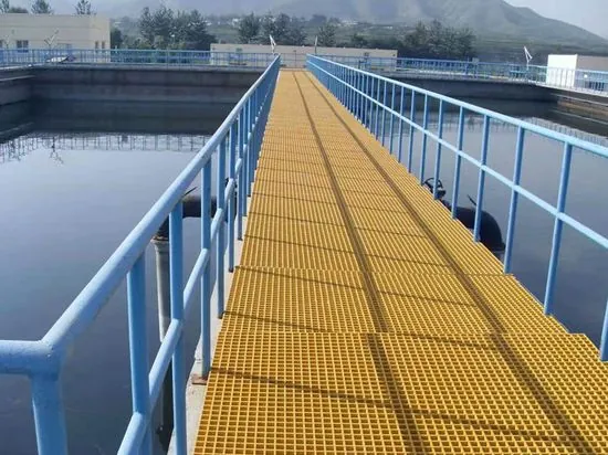 FRP fiberglass grating municipal public works bridge walkway utility infrastructure